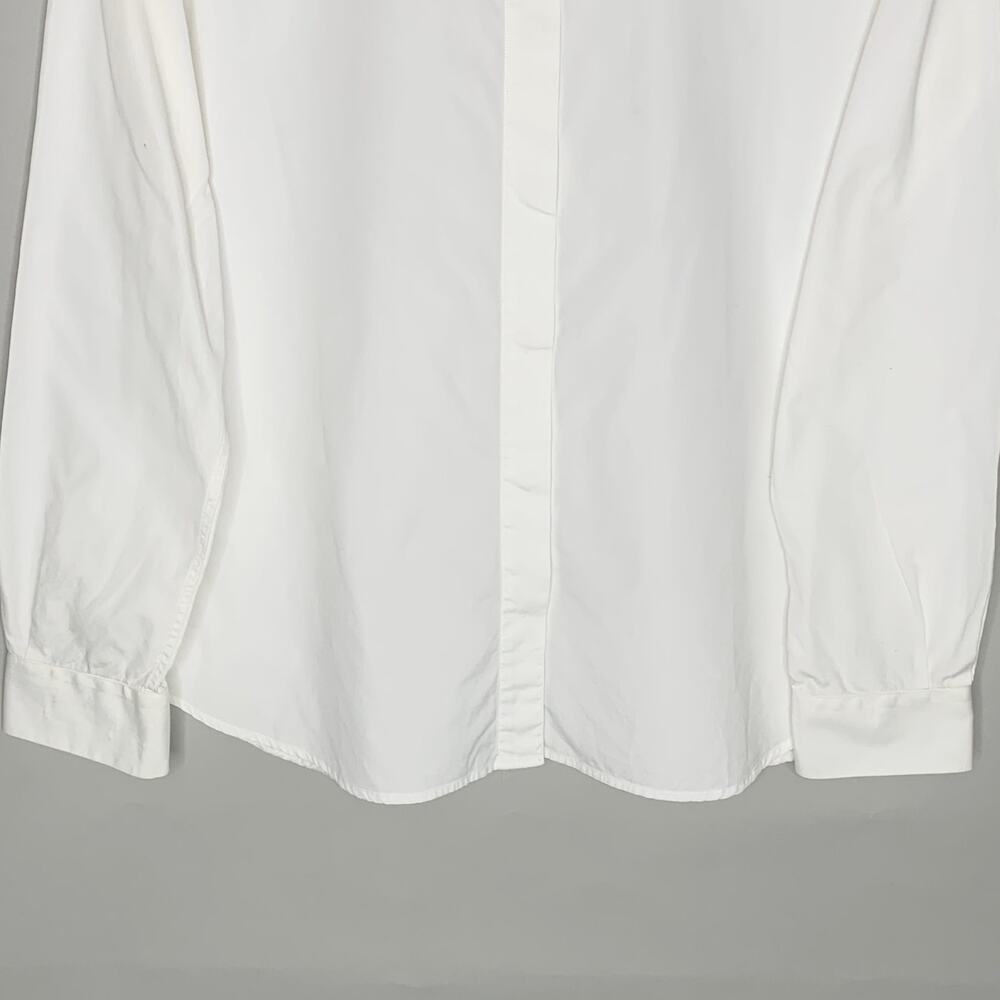 Givenchy M White Collar Stay Poplin Blouse Removable Stays Womens - Picture 6 of 10